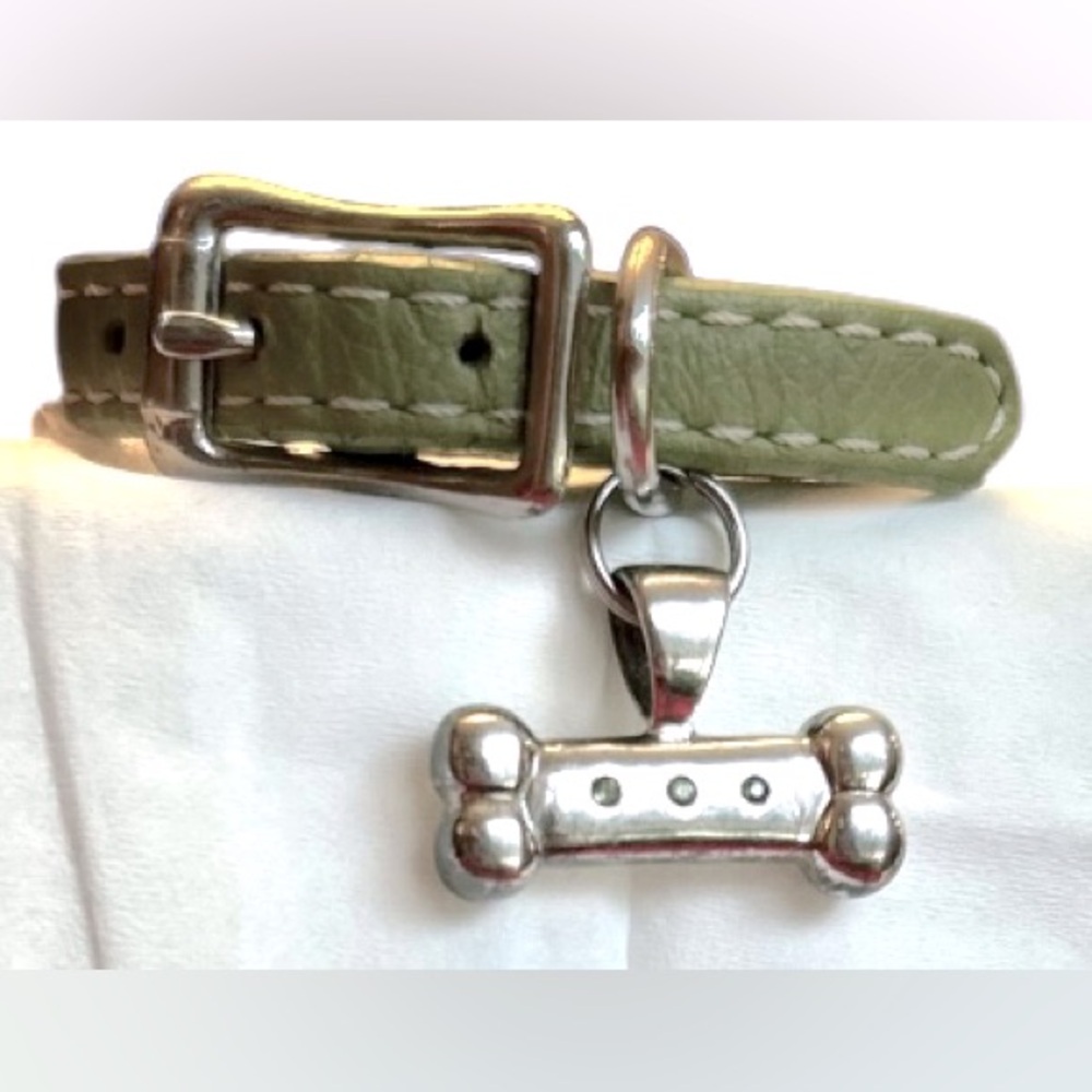 Lisa Welch Designs Leather Dog Collar Bracelet